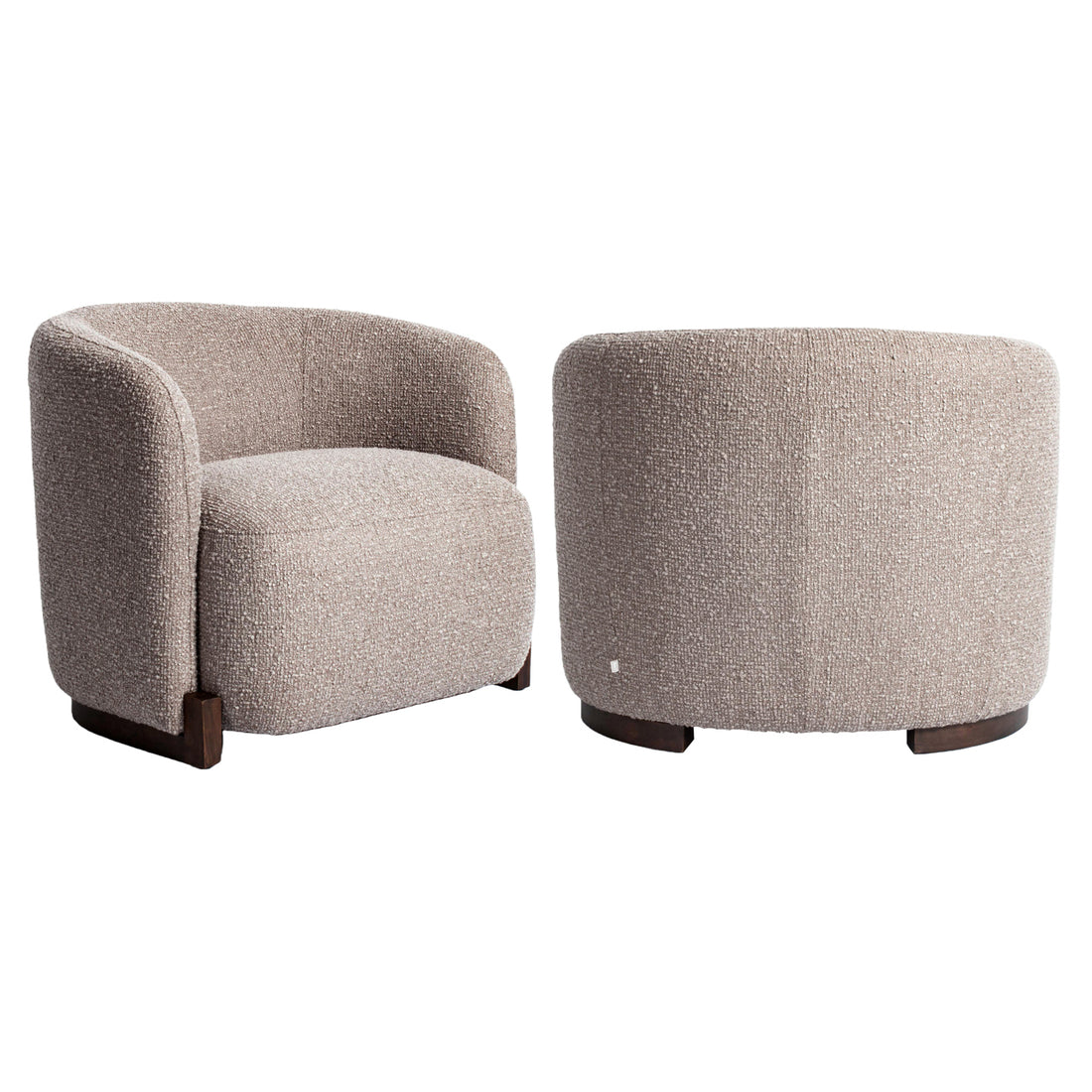 Richmond Interiors Lounge Stuhl Hannah mocca chunky fire retardant Lounge Stuhl Richmond Interiors