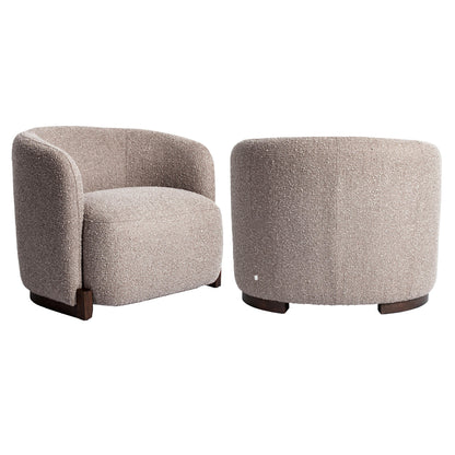 Richmond Interiors Lounge Stuhl Hannah mocca chunky fire retardant Lounge Stuhl Richmond Interiors