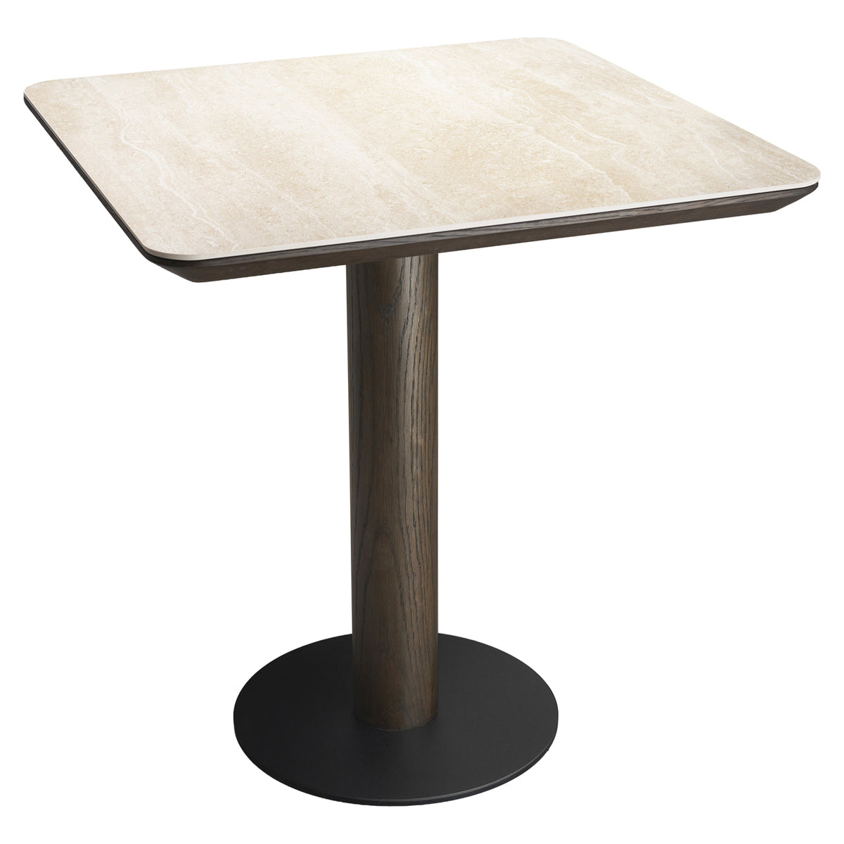 Richmond Interiors Bistro-Tisch Ritz brown 70x70