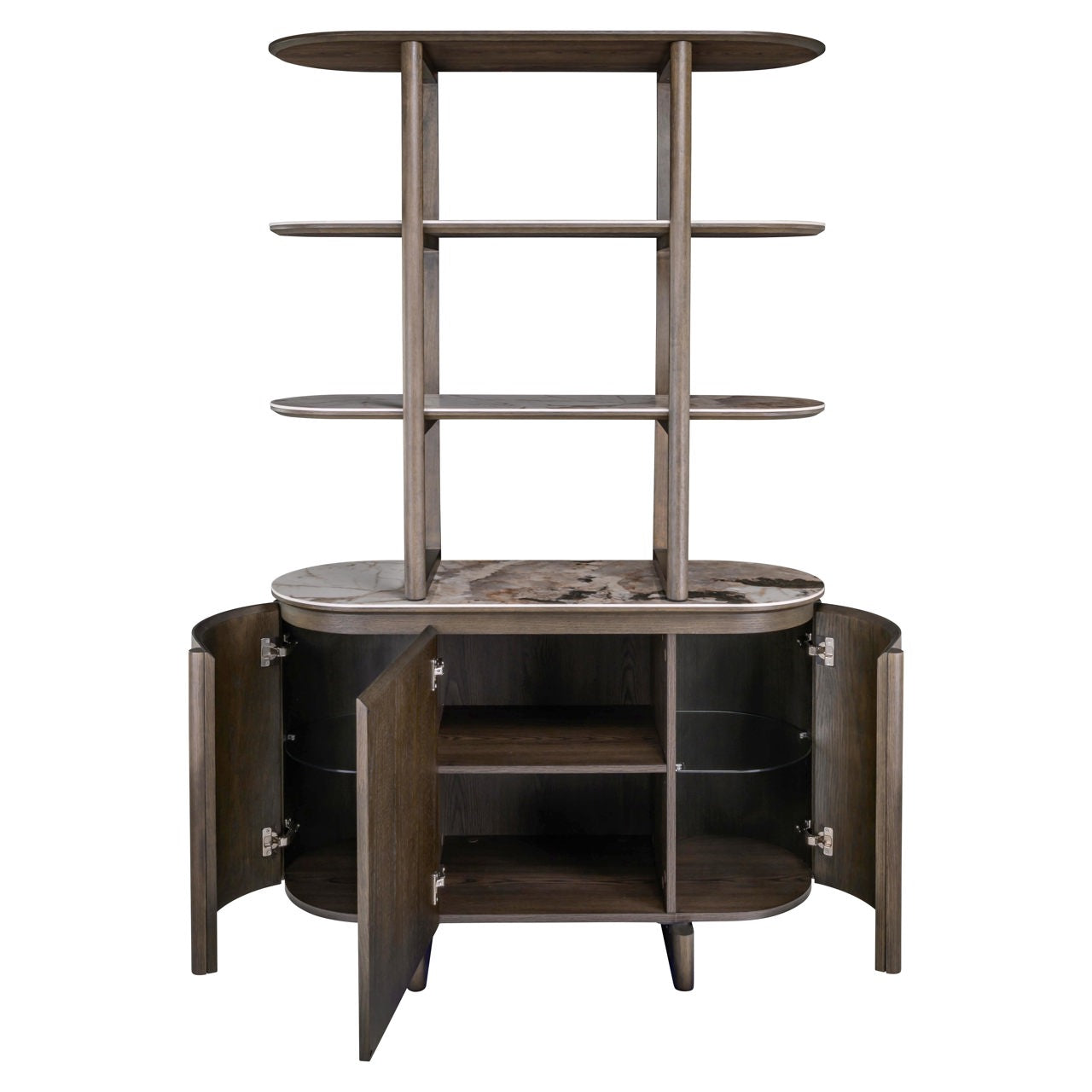 Richmond Interiors Vitrine Langford brown