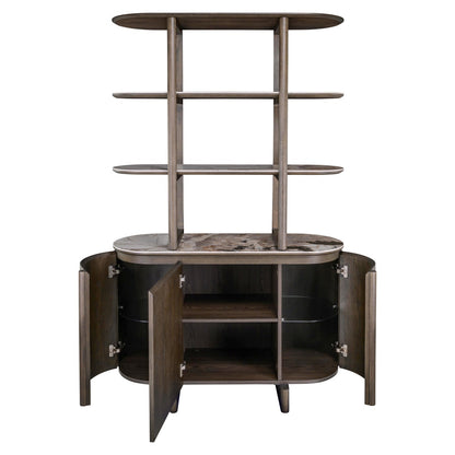 Richmond Interiors Vitrine Langford brown