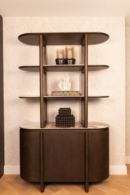 Richmond Interiors Vitrine Langford brown Richmond Interiors