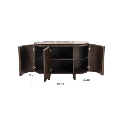 Richmond Interiors Sideboard Langford brown 3-doors Sideboard Richmond Interiors