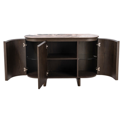Richmond Interiors Sideboard Langford brown 3-doors Sideboard Richmond Interiors