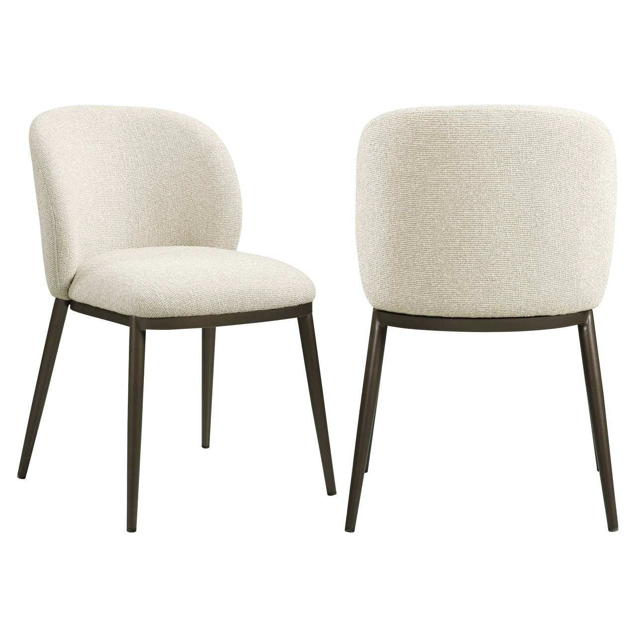 Richmond Interiors Esszimmerstuhl Gandy biscotti fire retardant
