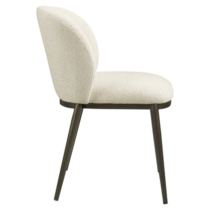 Richmond Interiors Esszimmerstuhl Gandy biscotti fire retardant