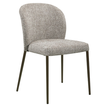 Richmond Interiors Esszimmerstuhl Stacker earth tweed fire retardant (Set of 2) Richmond Interiors