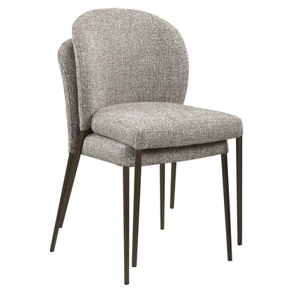 Richmond Interiors Esszimmerstuhl Stacker earth tweed fire retardant (Set of 2) Richmond Interiors