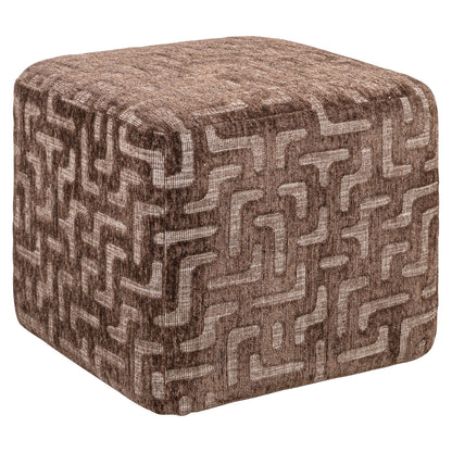 Richmond Interiors Hocker &amp; Fußbank Ciela brown labyrinth Richmond Interiors