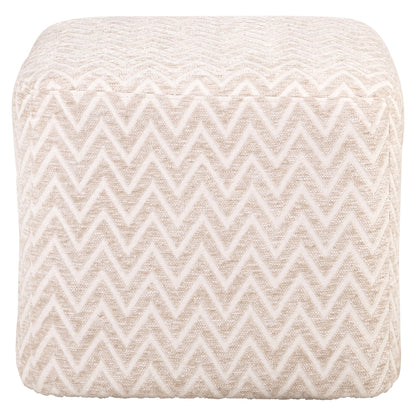 Richmond Interiors Hocker &amp; Fußbank Ciela beige chevron Hocker &amp; Fußbank Richmond Interiors