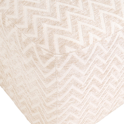 Richmond Interiors Hocker &amp; Fußbank Ciela beige chevron Hocker &amp; Fußbank Richmond Interiors