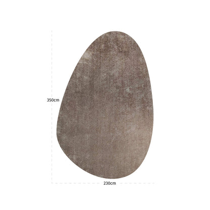 Richmond Interiors Teppich Freya brown pebble 230x350