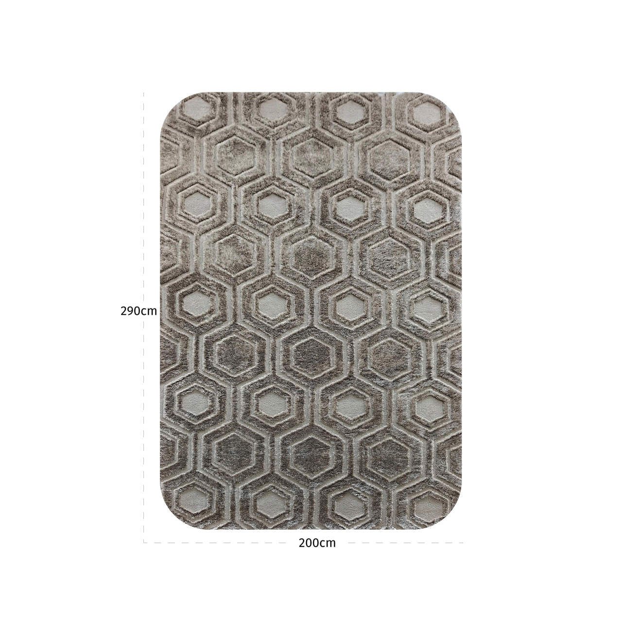 Richmond Interiors Teppich Odin brown 200x290