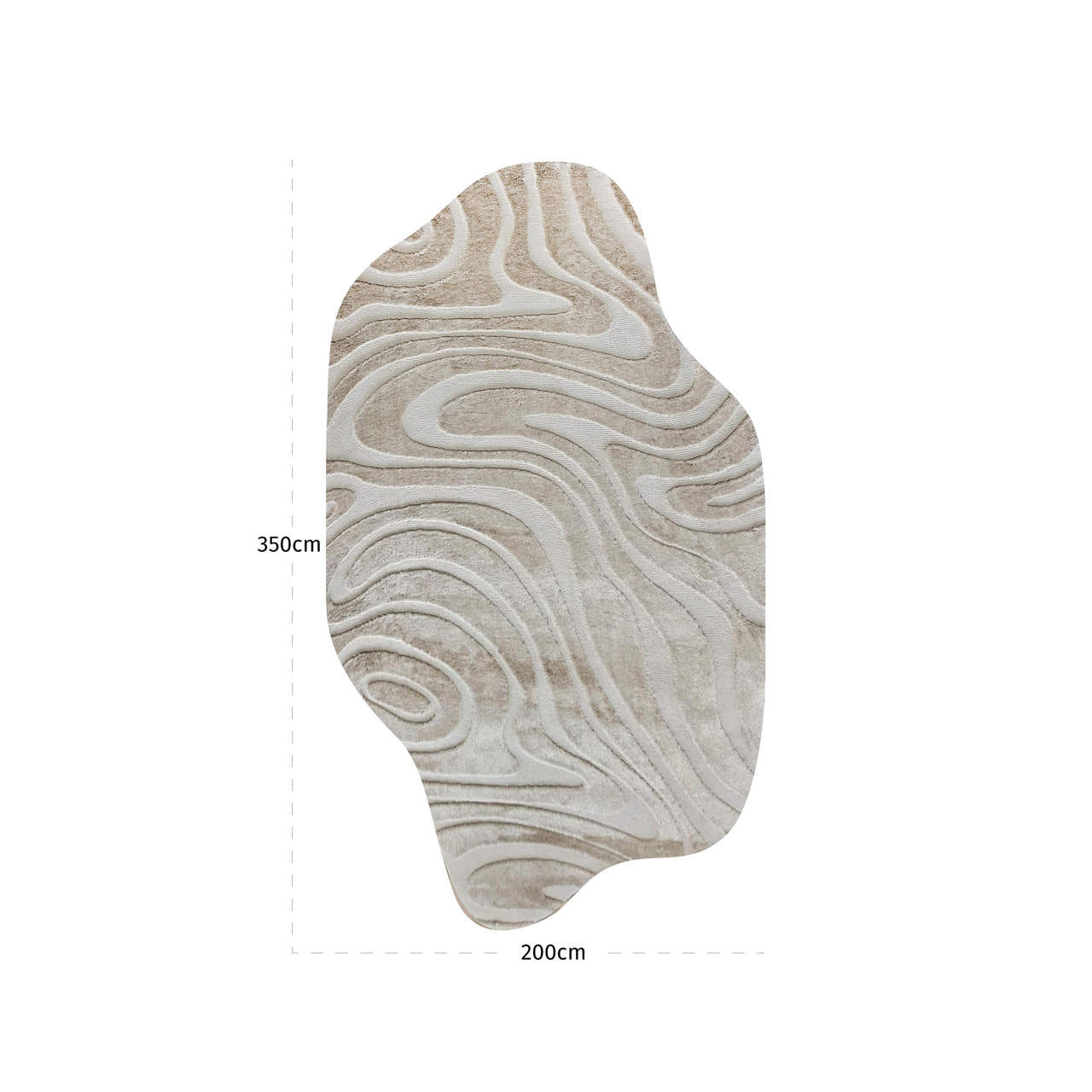 Richmond Interiors Teppich Ivar beige 200x350