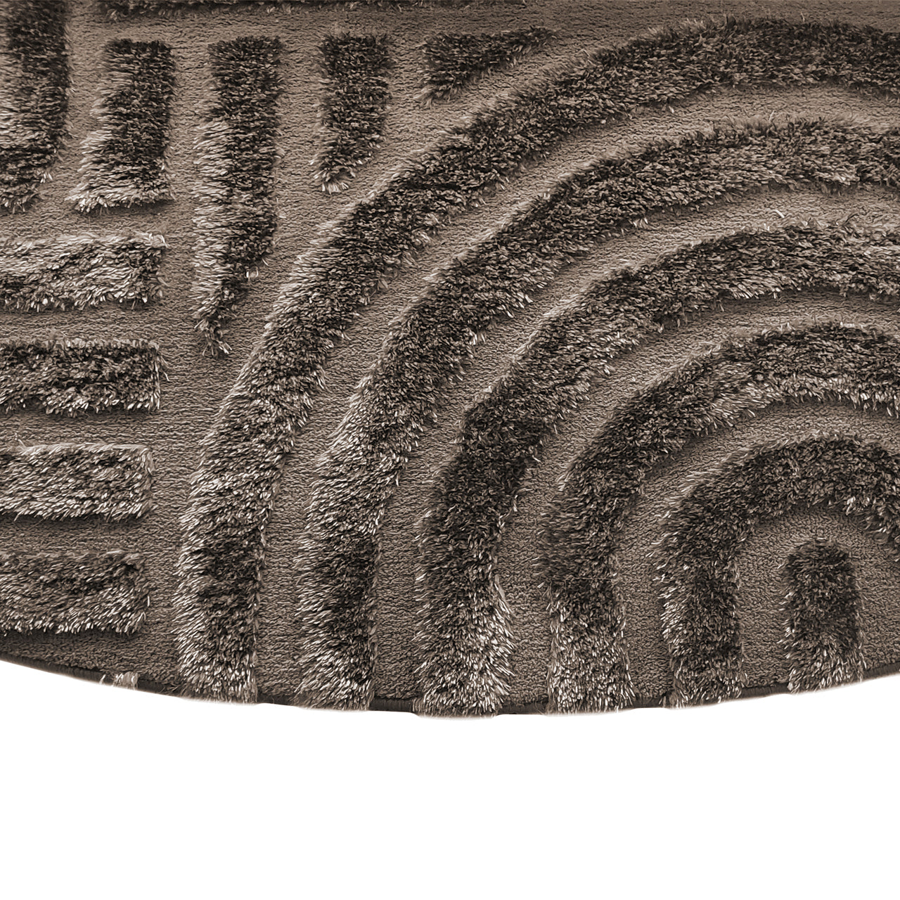 Richmond Interiors Teppich Liff dark brown 200x350