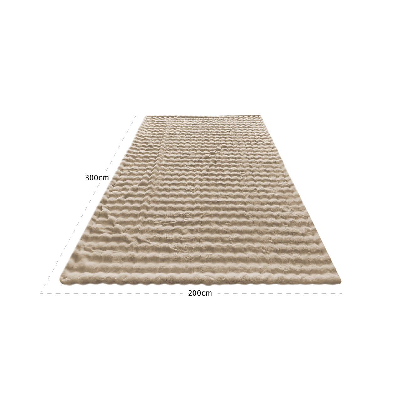 Richmond Interiors Decke Nordic Plush beige 200x300