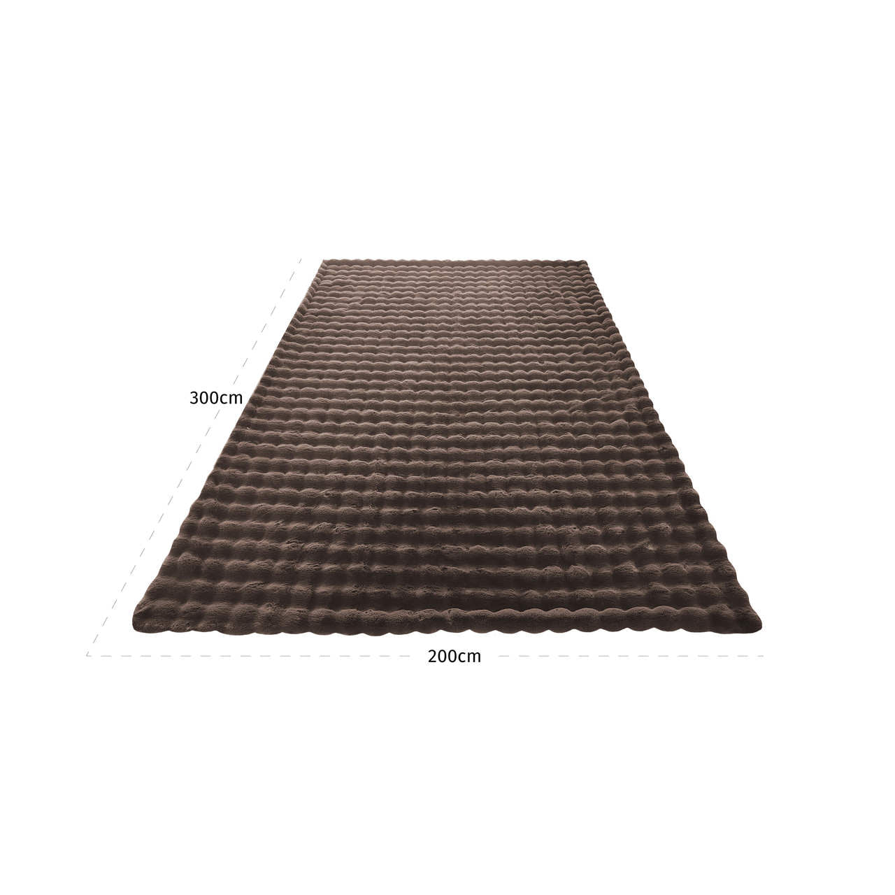 Richmond Interiors Decke Winter Haze brown 200x300