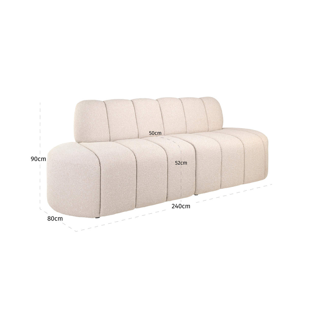 Richmond Interiors Sitzbank Landmark lodge desert straight (Set of 2) Sitzbank Richmond Interiors