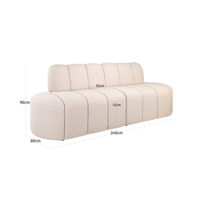 Richmond Interiors Sitzbank Landmark lodge desert straight (Set of 2) Sitzbank Richmond Interiors