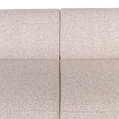 Richmond Interiors Sitzbank Sorrobon cayenne brown straight (Set of 2)