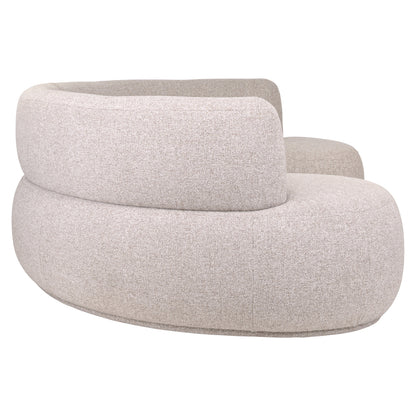 Richmond Interiors Sitzbank Sorrobon cayenne brown round (Set of 2)
