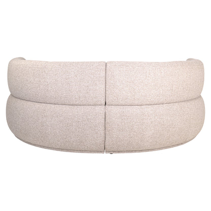 Richmond Interiors Sitzbank Sorrobon cayenne brown round (Set of 2)