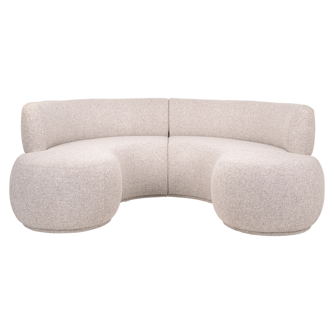 Richmond Interiors Sitzbank Sorrobon cayenne brown round (Set of 2)
