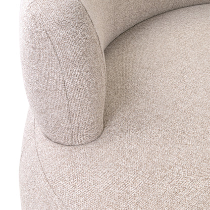 Richmond Interiors Sitzbank Sorrobon cayenne brown round (Set of 2)