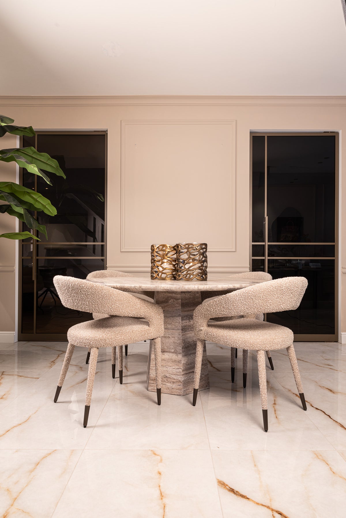 Richmond Interiors Esstisch Westin grey 135Ø Richmond Interiors