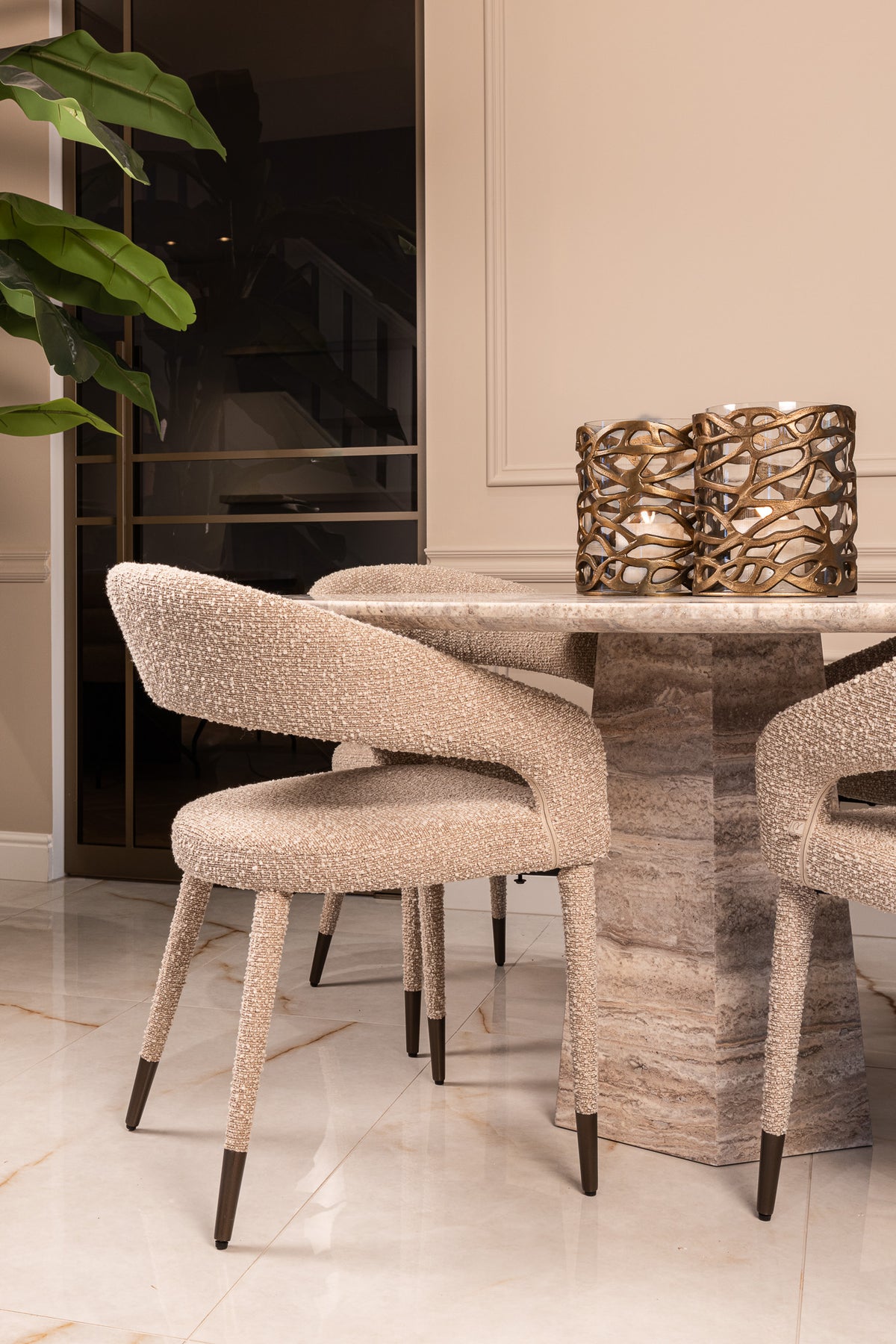 Richmond Interiors Esszimmerstuhl Gia natural chunky Richmond Interiors