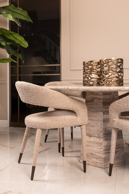 Richmond Interiors Esszimmerstuhl Gia natural chunky Richmond Interiors