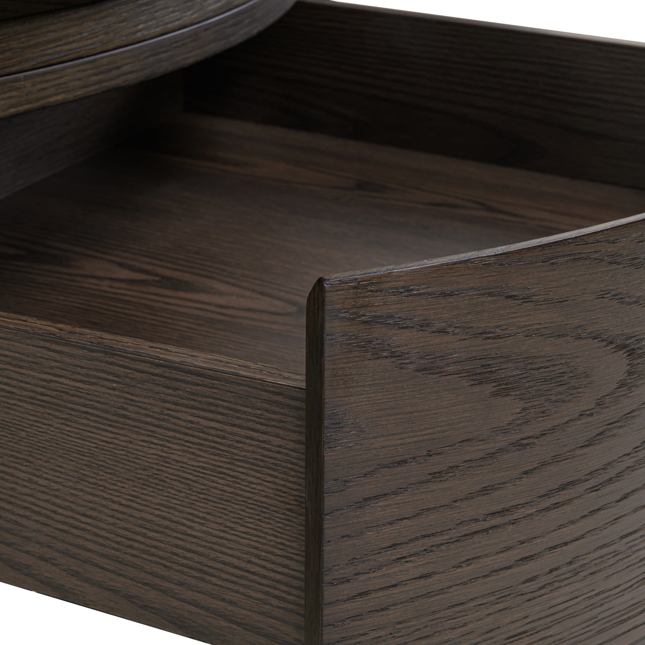 Richmond Interiors Couchtisch Langford brown 90Ø 1-drawer