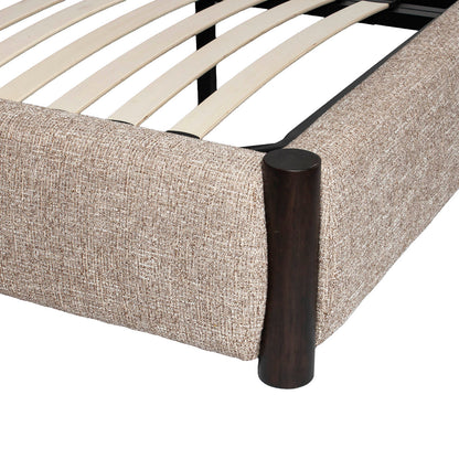 Richmond Interiors Bett Citadel sand tweed 160x200 (mattress size (excl.))