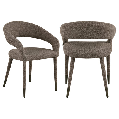 Richmond Interiors Esszimmerstuhl Gia brown chunky