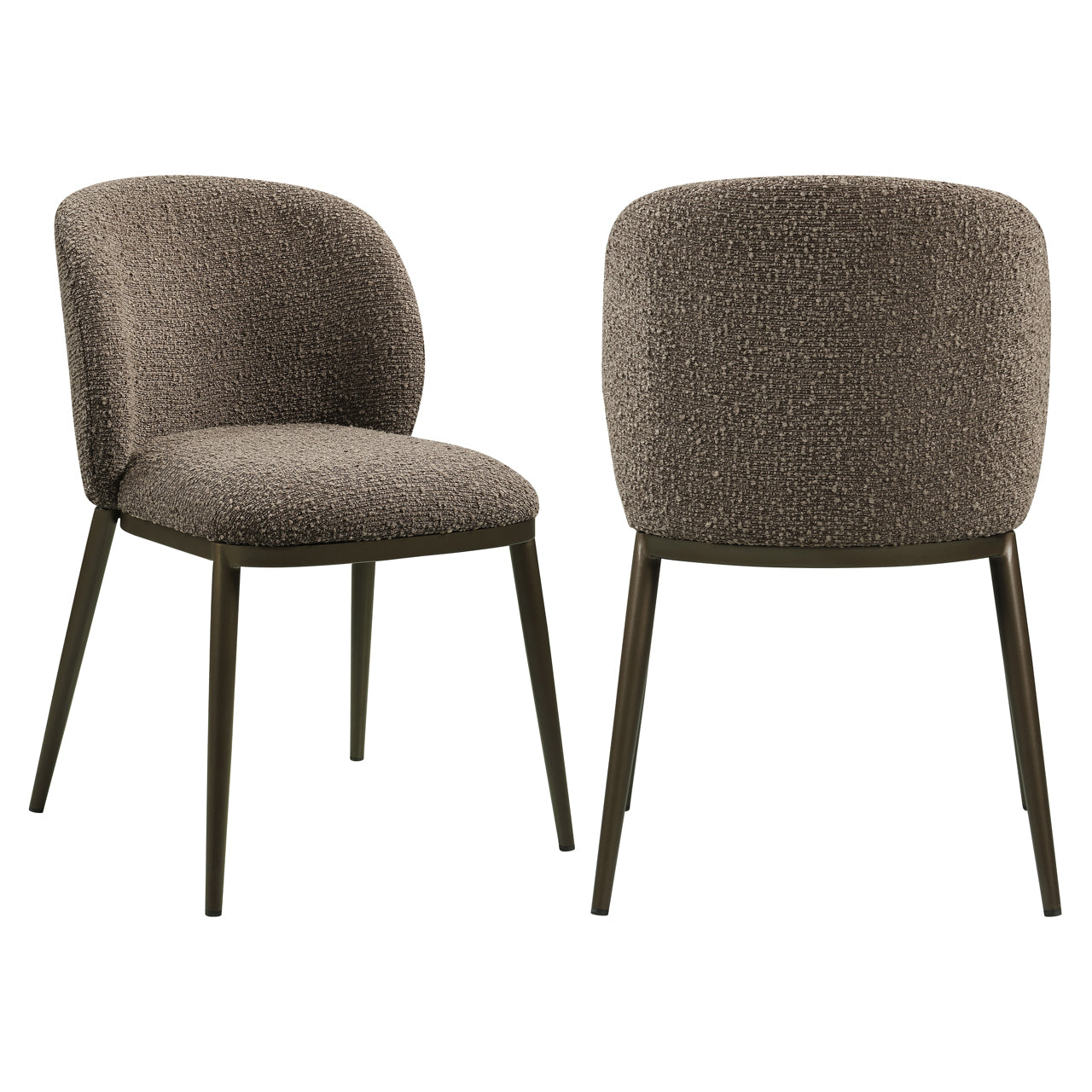 Richmond Interiors Esszimmerstuhl Gandy brown chunky