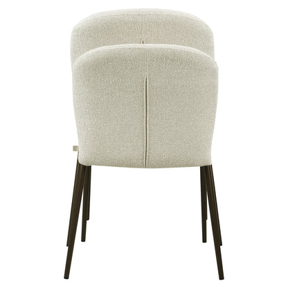 Richmond Interiors Esszimmerstuhl Stacker  biscotti fire retardant (Set of 2)
