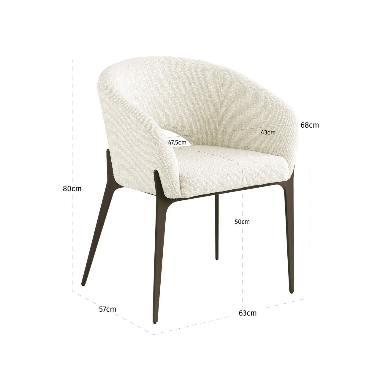 Richmond Interiors Esszimmerstuhl Kenzi biscotti Esszimmerstuhl Richmond Interiors