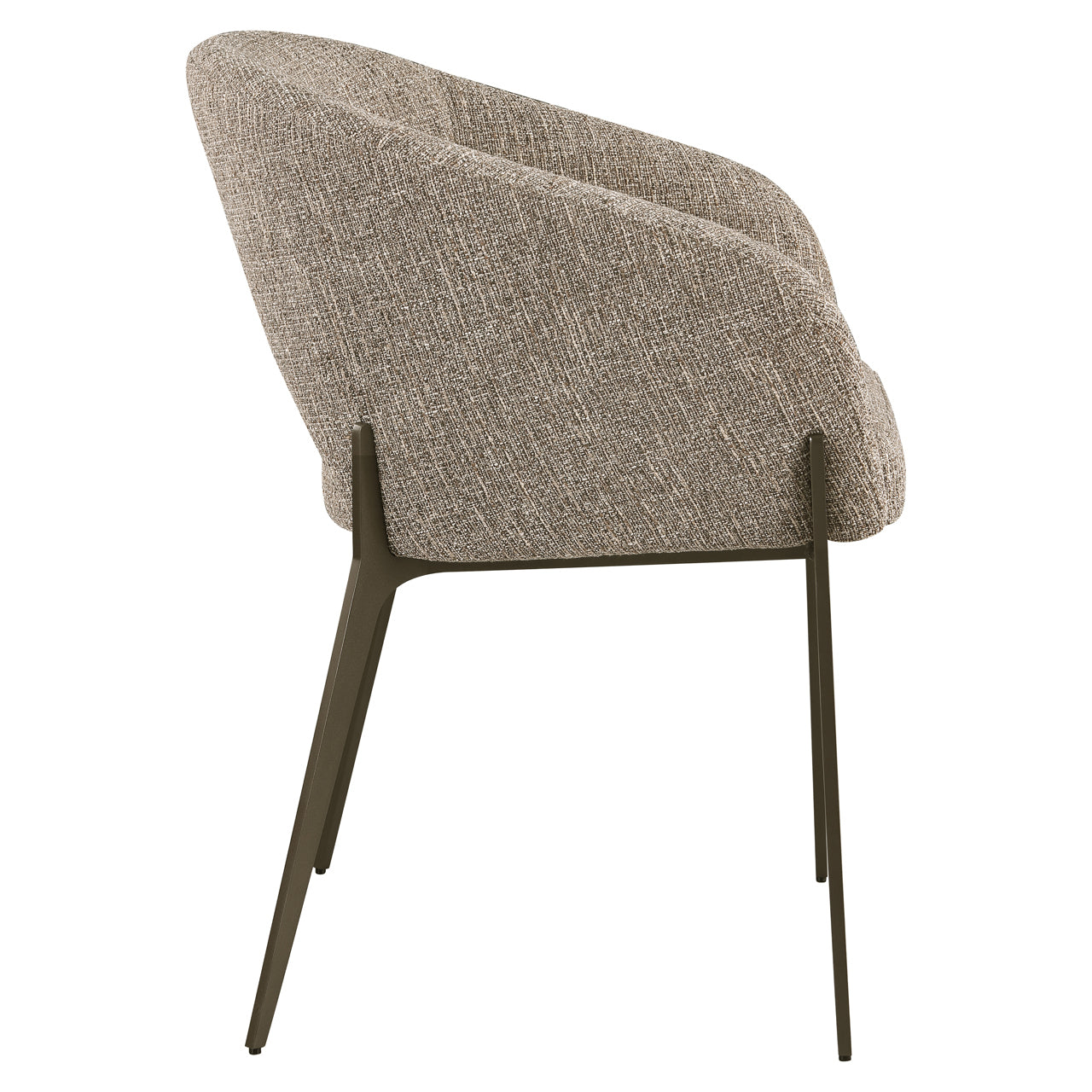 Richmond Interiors Esszimmerstuhl Kenzi brown tweed