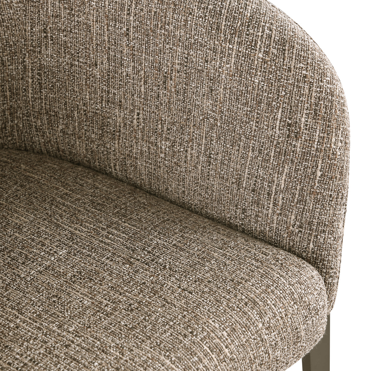Richmond Interiors Esszimmerstuhl Kenzi brown tweed