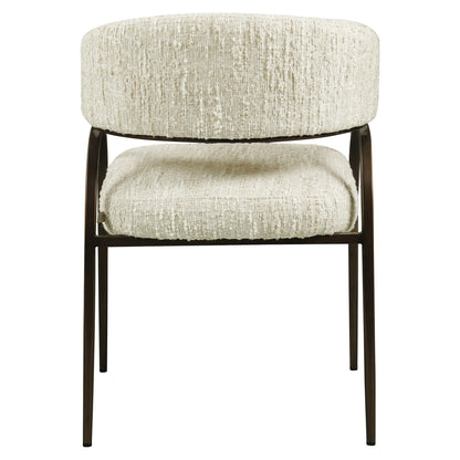 Richmond Interiors Esszimmerstuhl Charda  beige angora