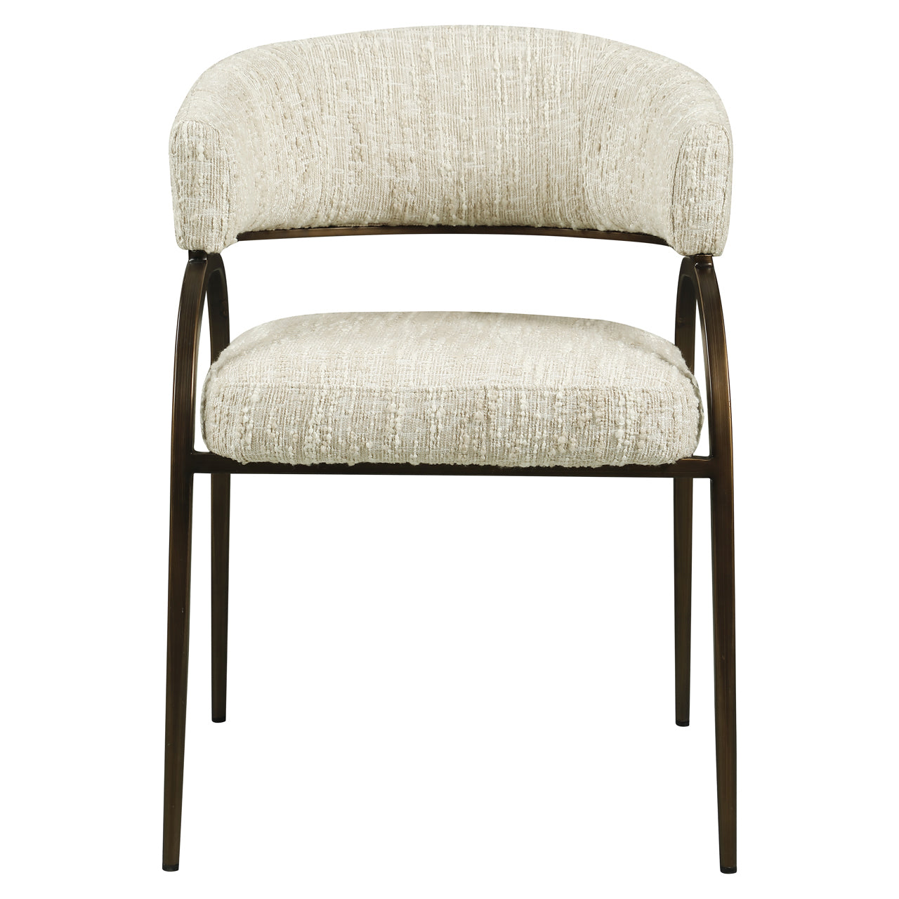 Richmond Interiors Esszimmerstuhl Charda  beige angora