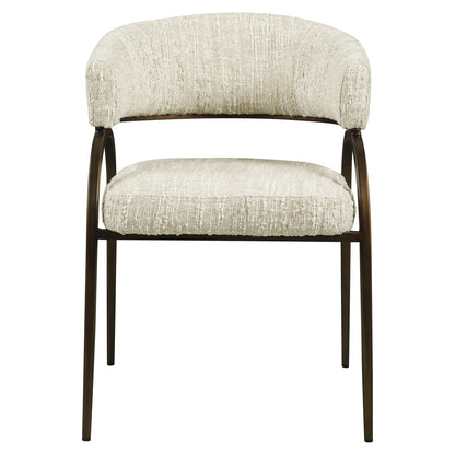 Richmond Interiors Esszimmerstuhl Charda  beige angora