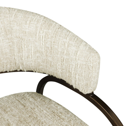 Richmond Interiors Esszimmerstuhl Charda  beige angora