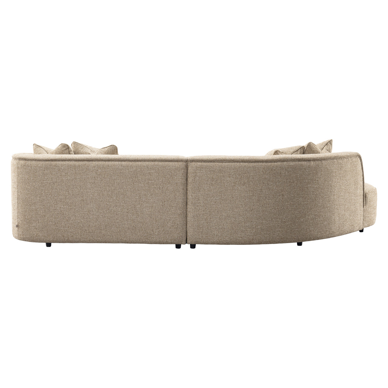 Richmond Interiors Sofa Romero sand tweed ottoman left fire retardant