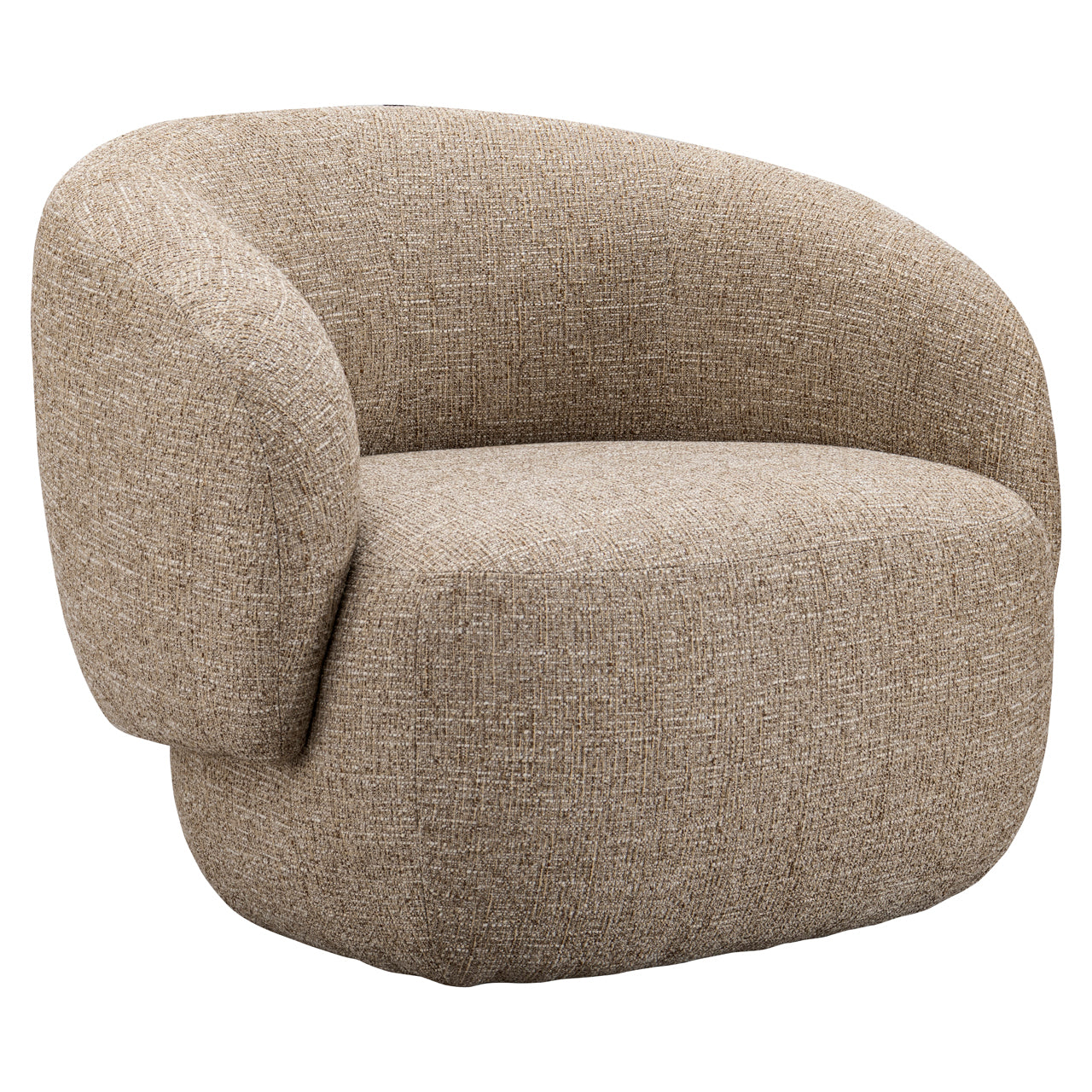 Richmond Interiors Lounge Stuhl Milano sand tweed fire retardant
