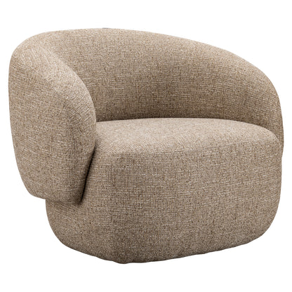 Richmond Interiors Lounge Stuhl Milano sand tweed fire retardant