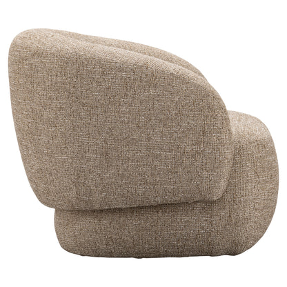 Richmond Interiors Lounge Stuhl Milano sand tweed fire retardant