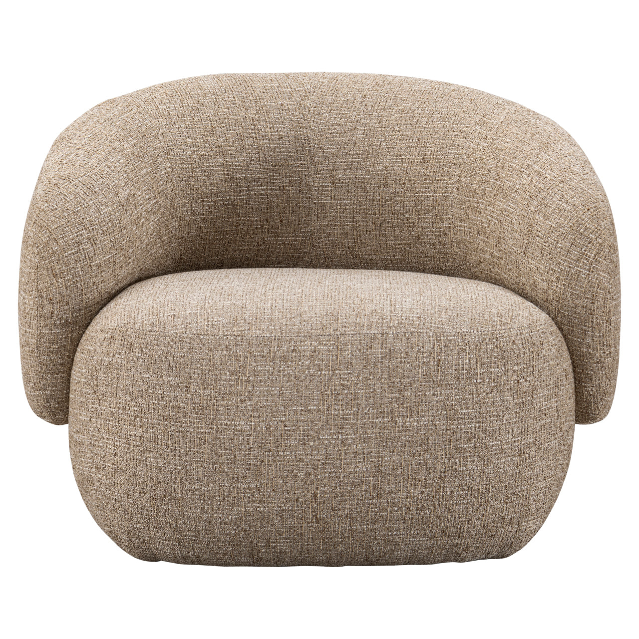 Richmond Interiors Lounge Stuhl Milano sand tweed fire retardant