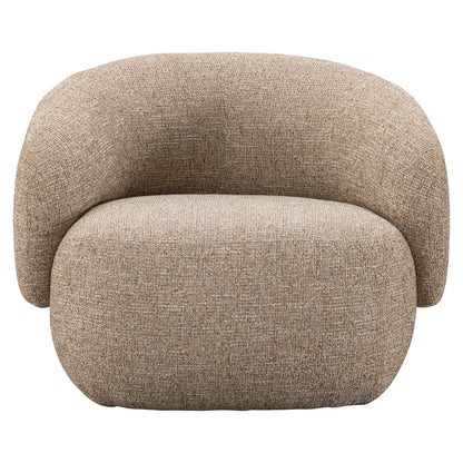 Richmond Interiors Lounge Stuhl Milano sand tweed fire retardant