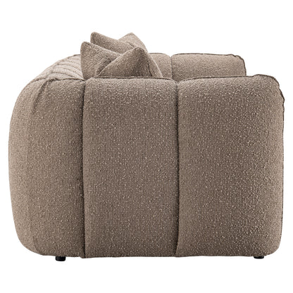 Richmond Interiors Sofa Hogan mocca chunky 3-seater fire retardant